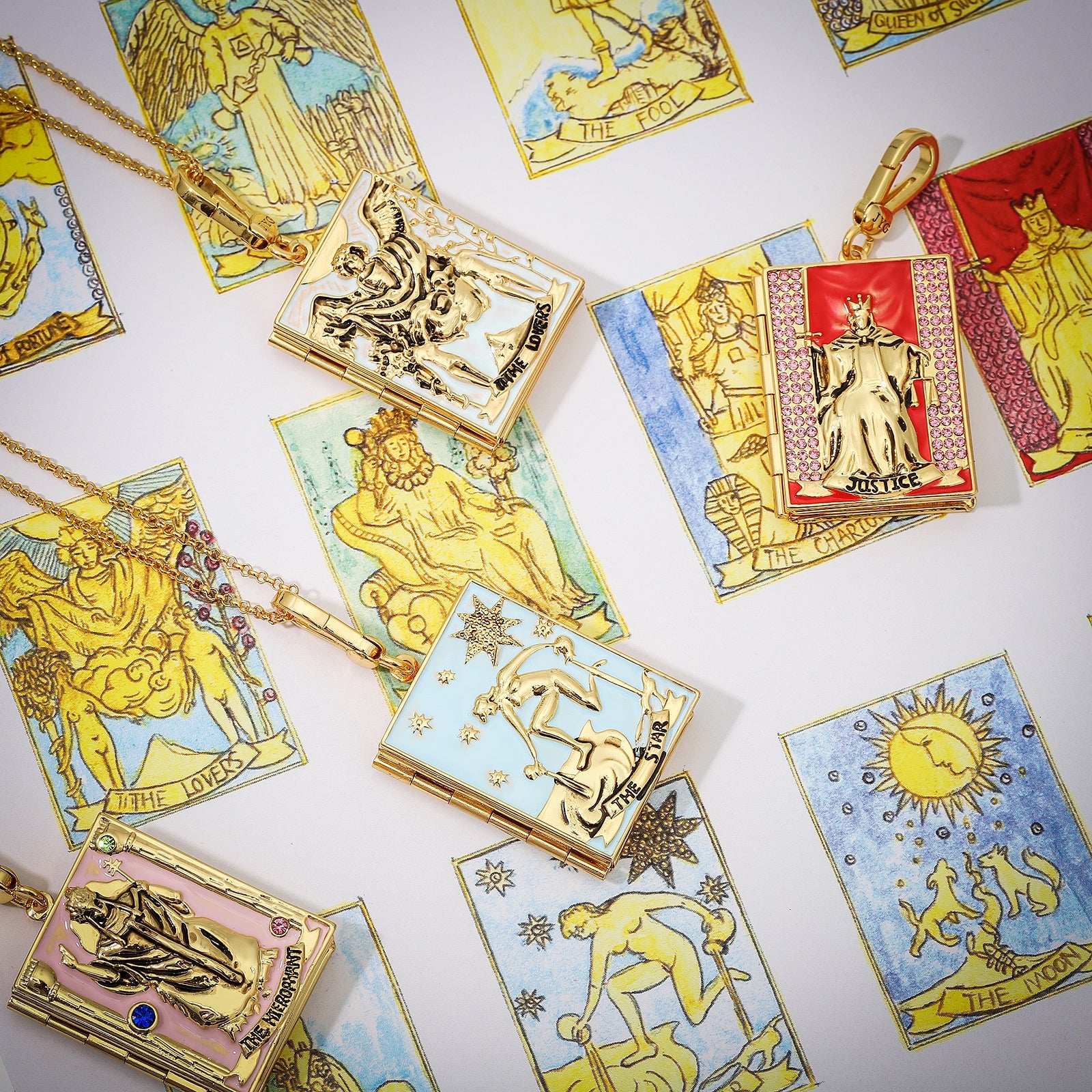 Selenichast Tarot Locket Necklace