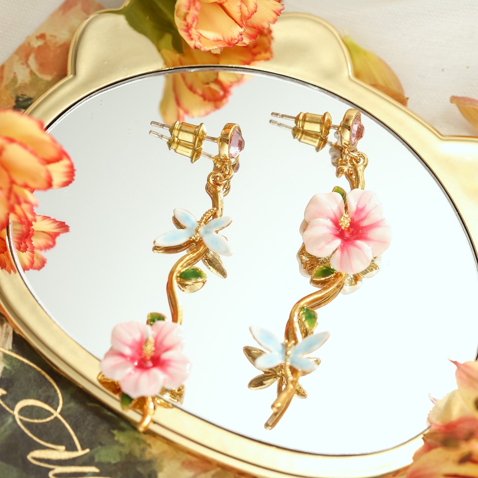 Selenichast Hibiscus Earrings