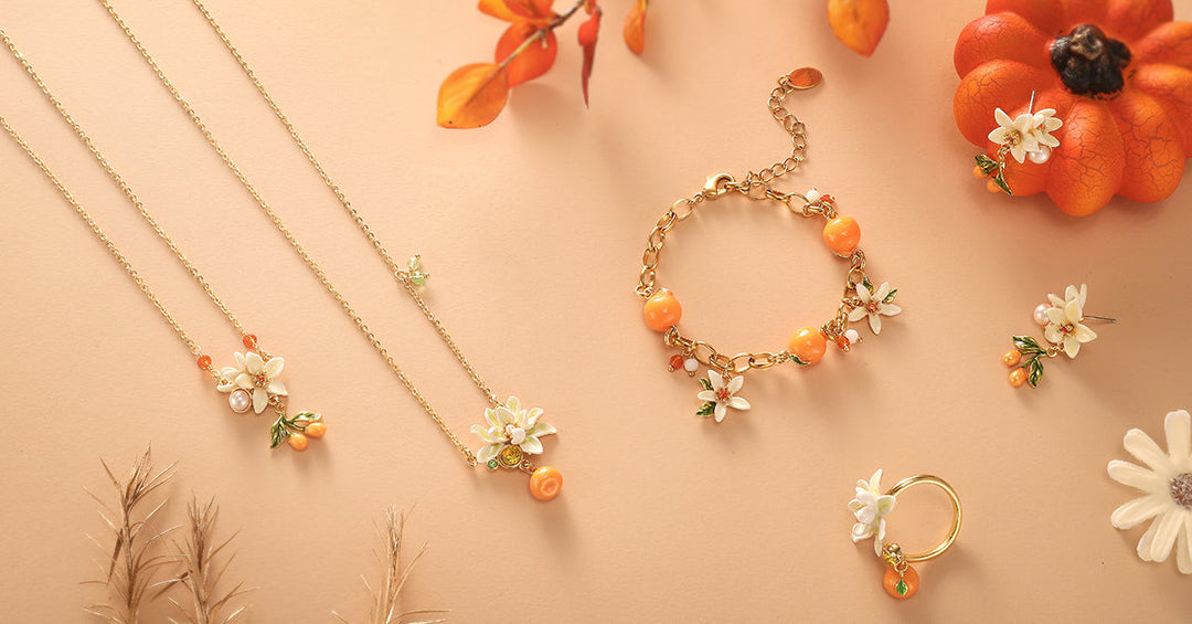 Selenichast Orange Blossom Jewelry