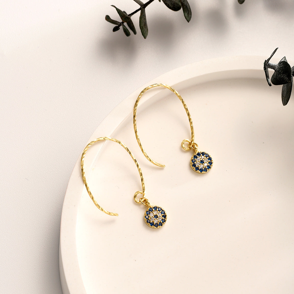 Selenichast Gold Hoop Earrings