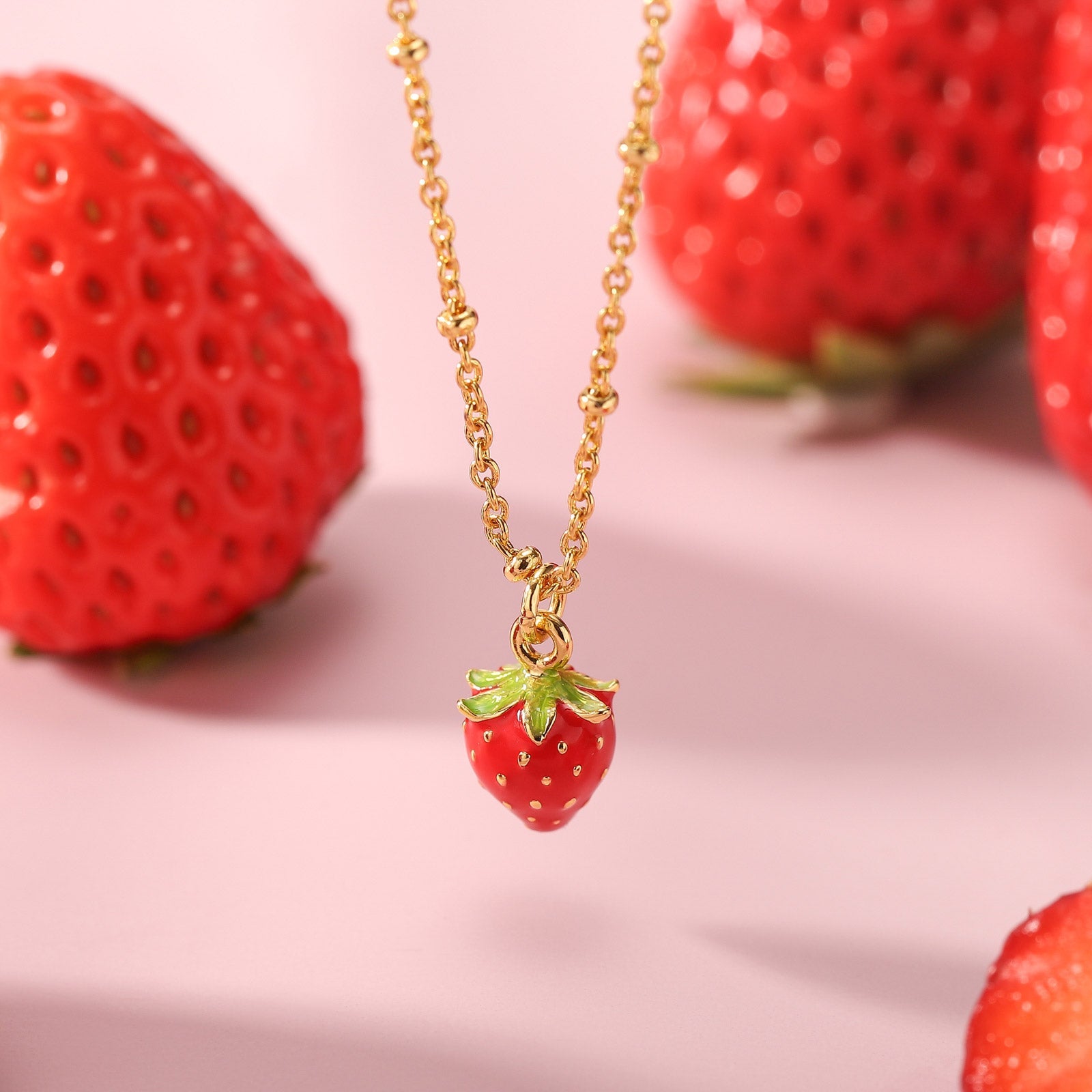Selenichast Strawberry Jewelry