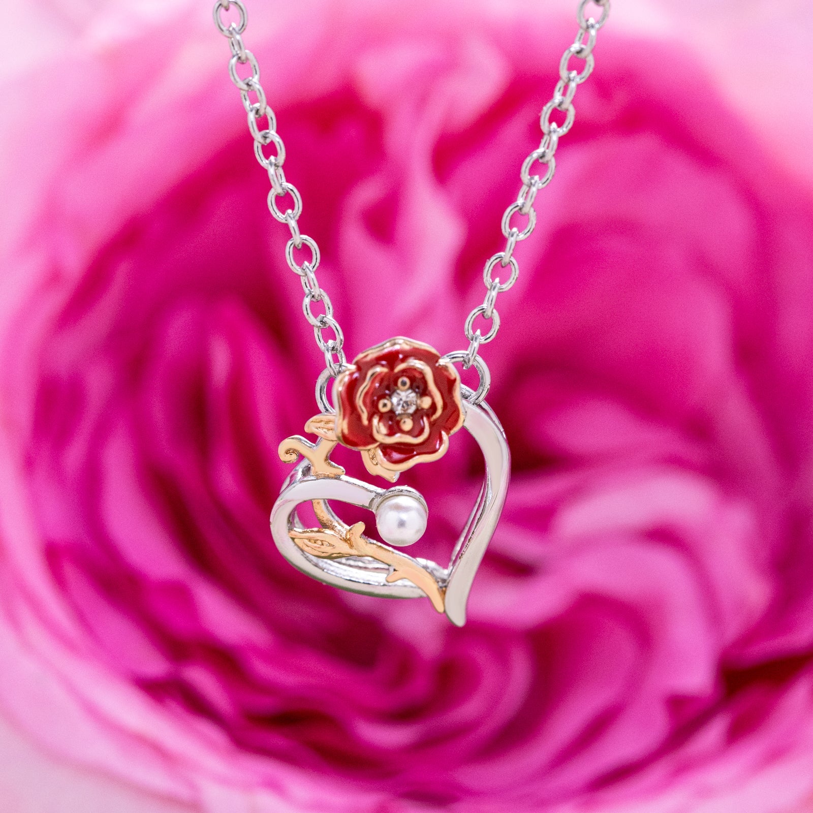 Rose Flower Necklace