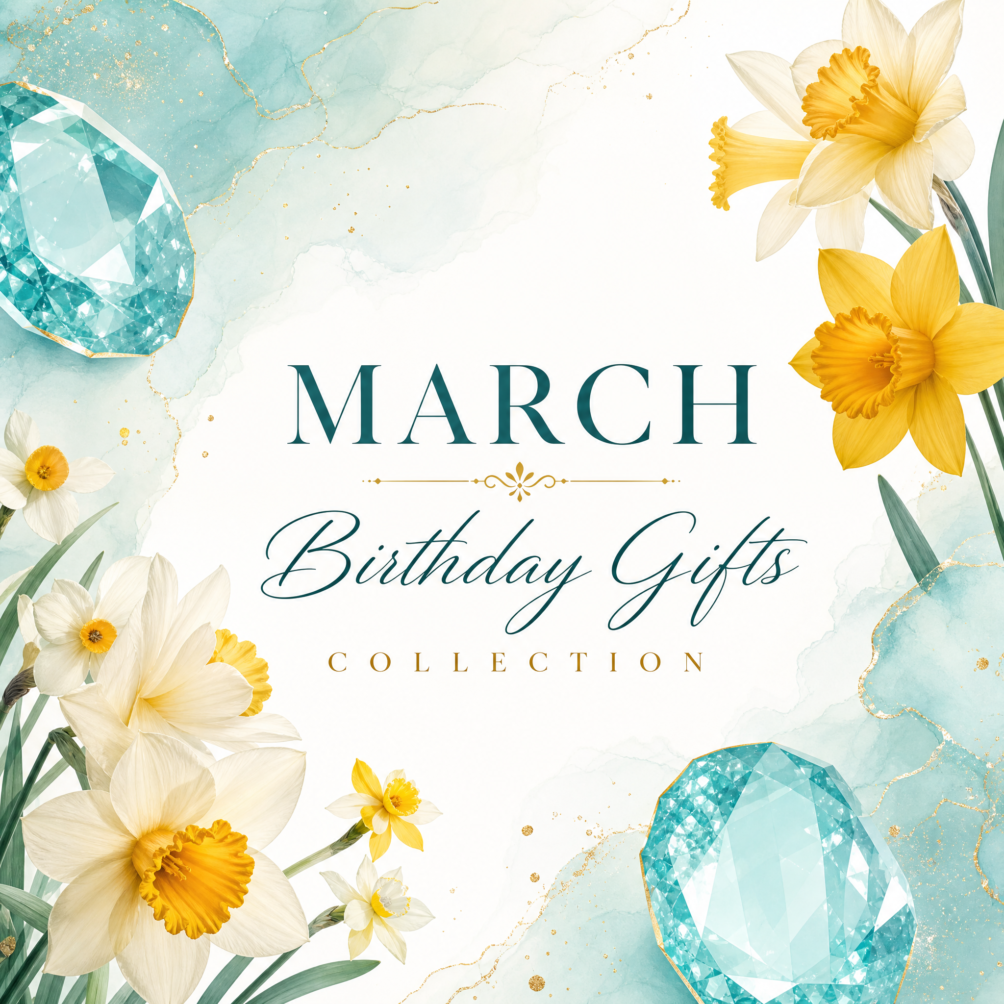 Selenichast March Birthday Gifts Jewelry Guide
