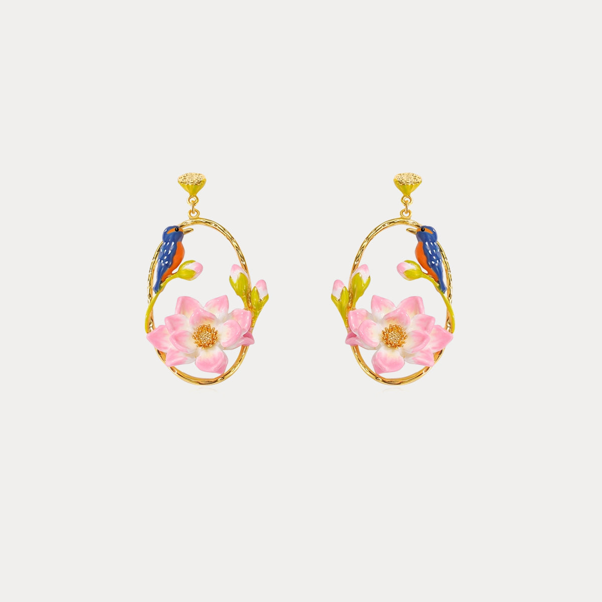 Selenichast Lotus Earrings