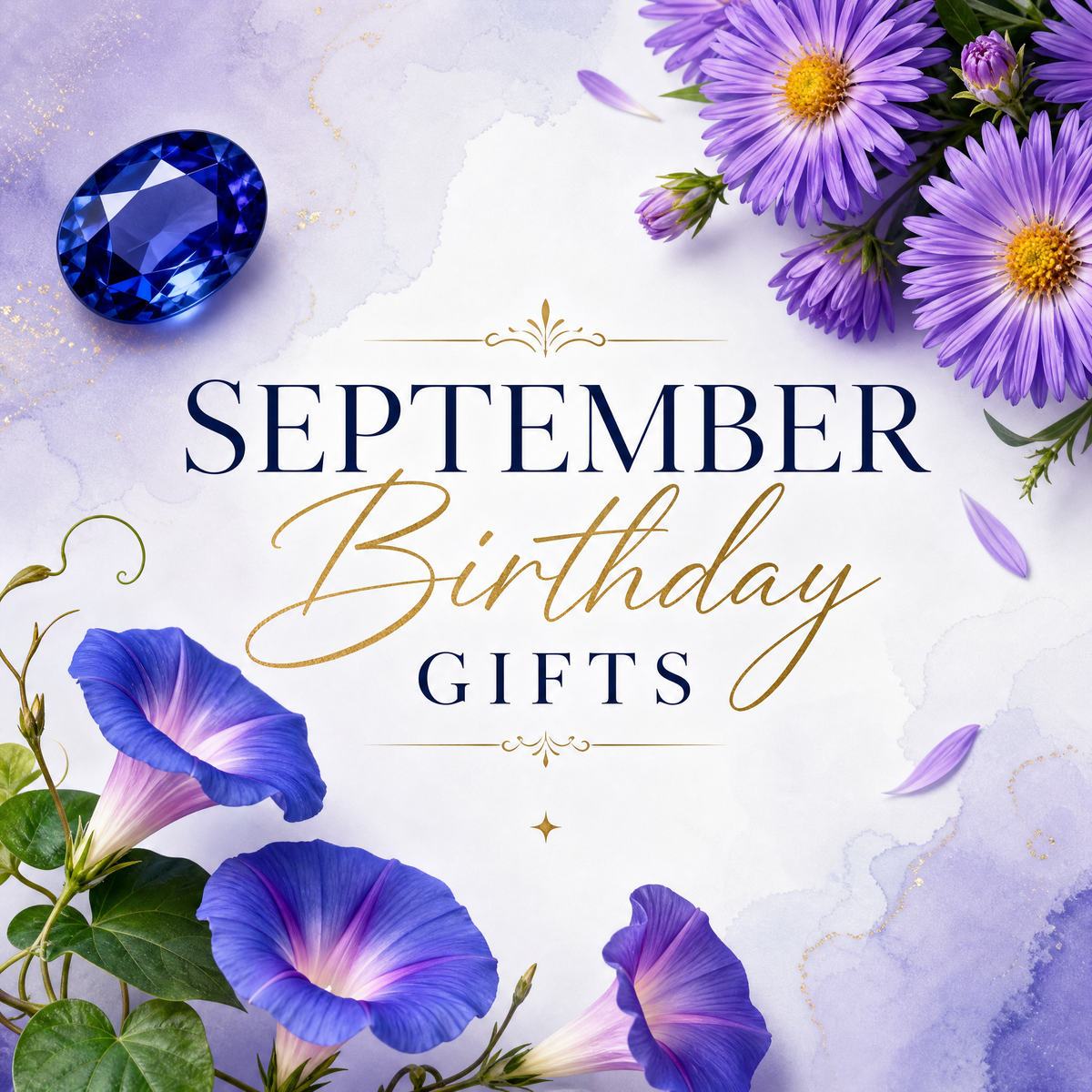 Selenichast September Birthday Gifts Jewelry Guide
