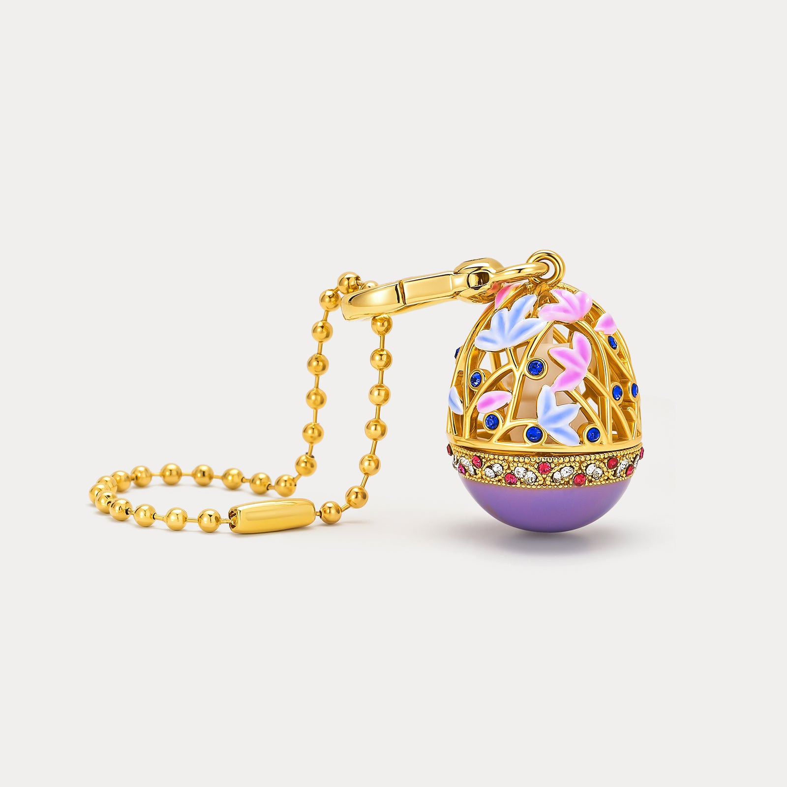 Rabbit Egg Locket Necklace