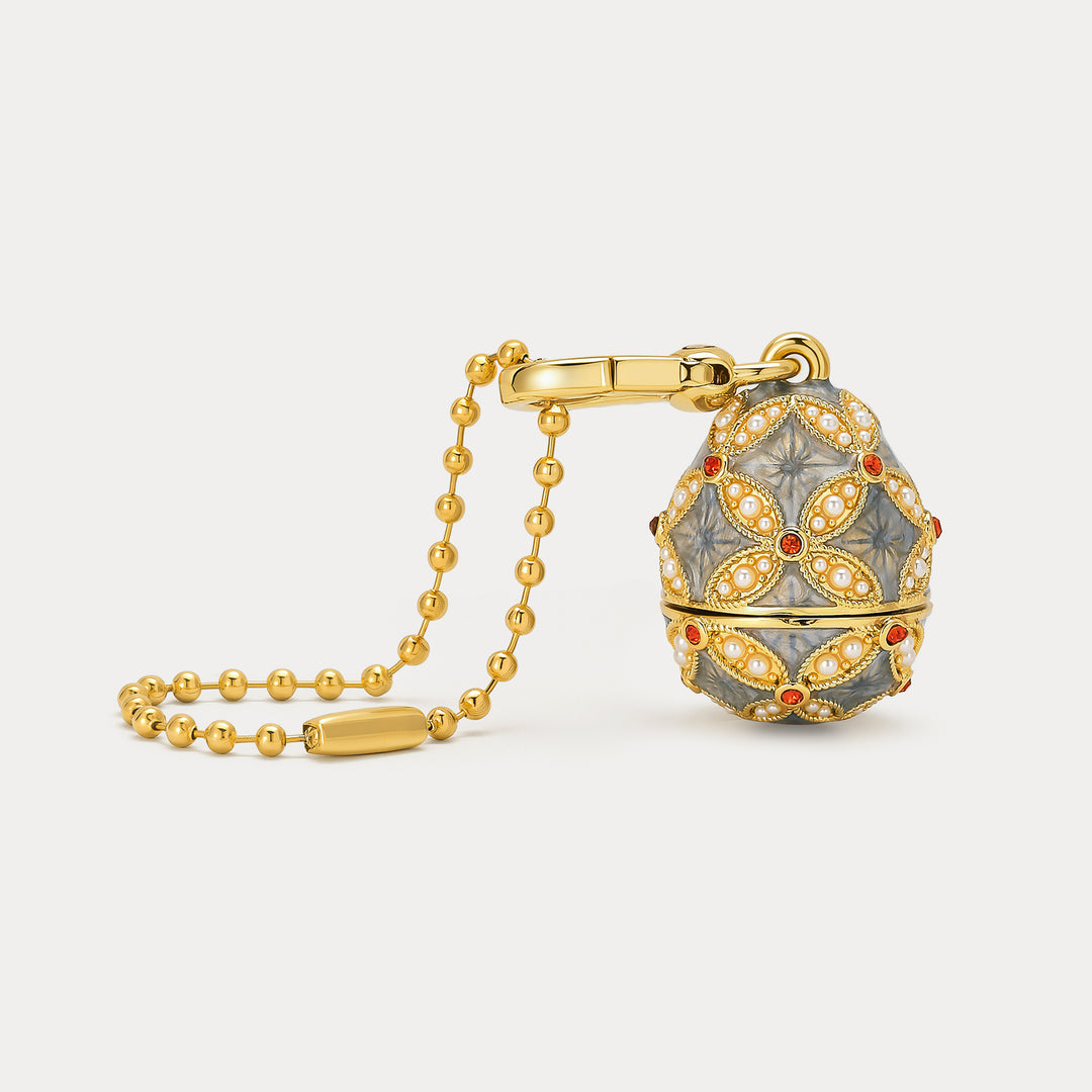 Horse Egg Locket Necklace