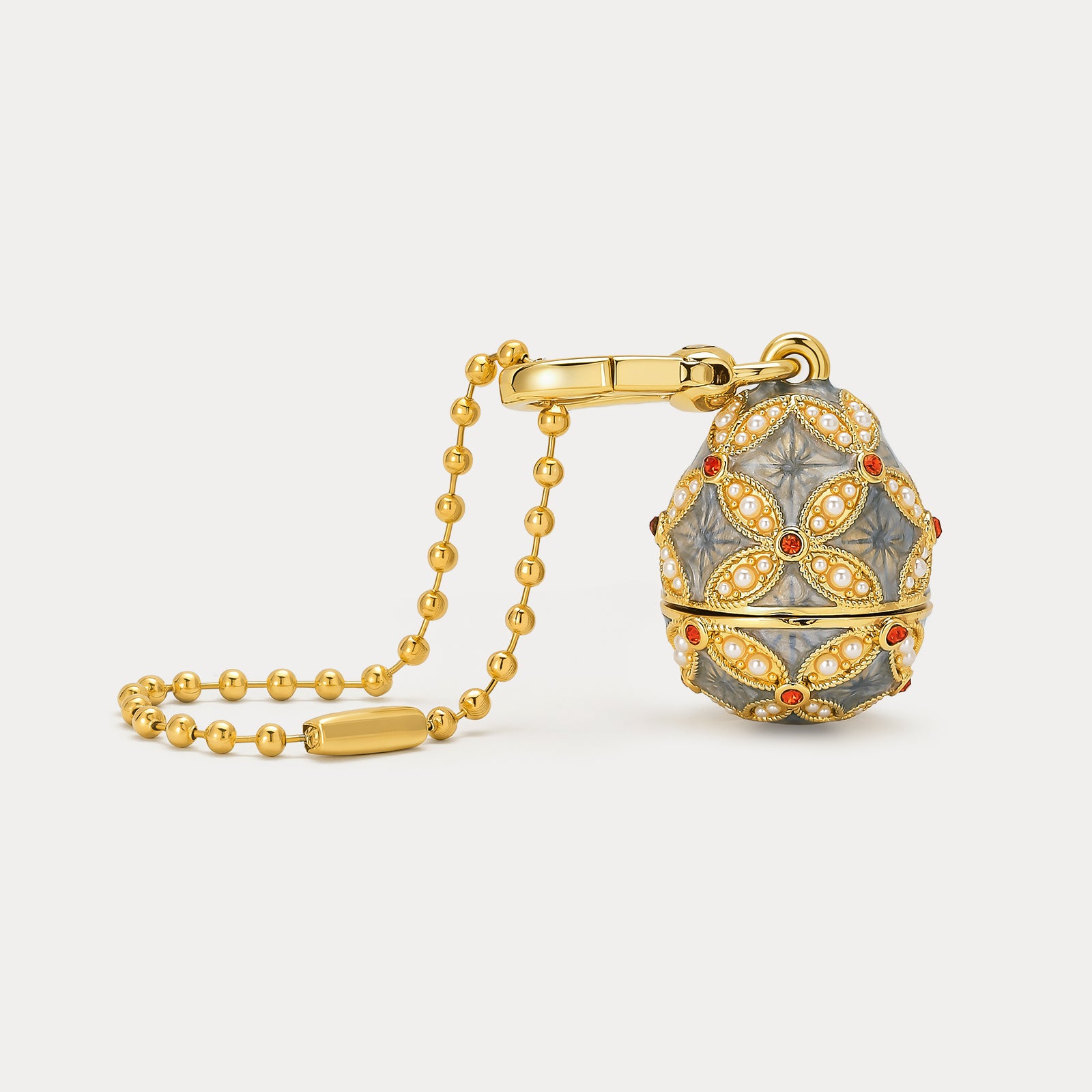 Horse Egg Locket Necklace