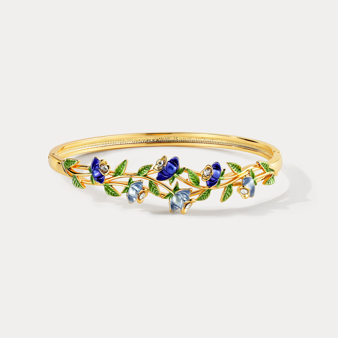 Selenichast Blue Rose Bangle