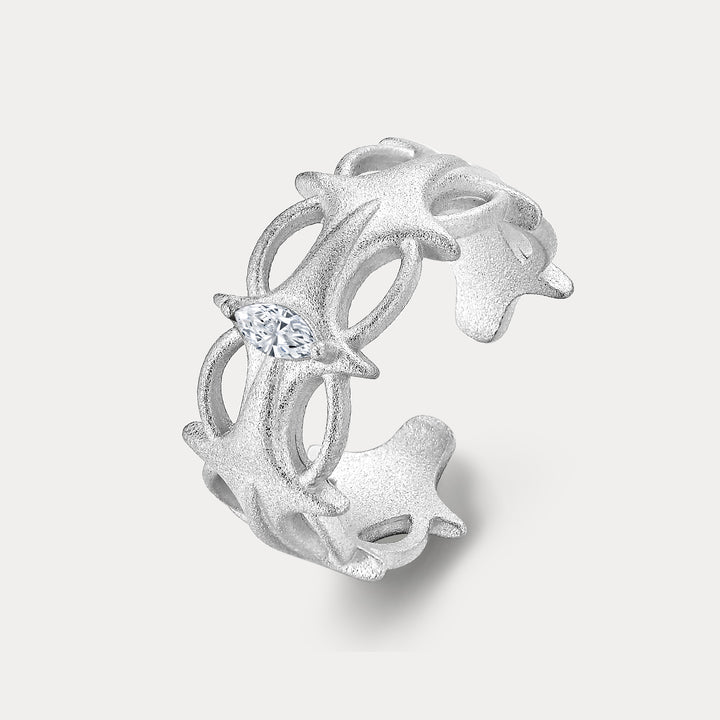 Hollow Starbrust Ring Gift for Women