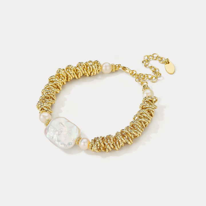 Morden Baroque Pearl Bracelet
