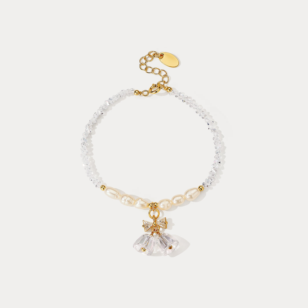 Selenichast Crystal Lily of the Valley Bracelet