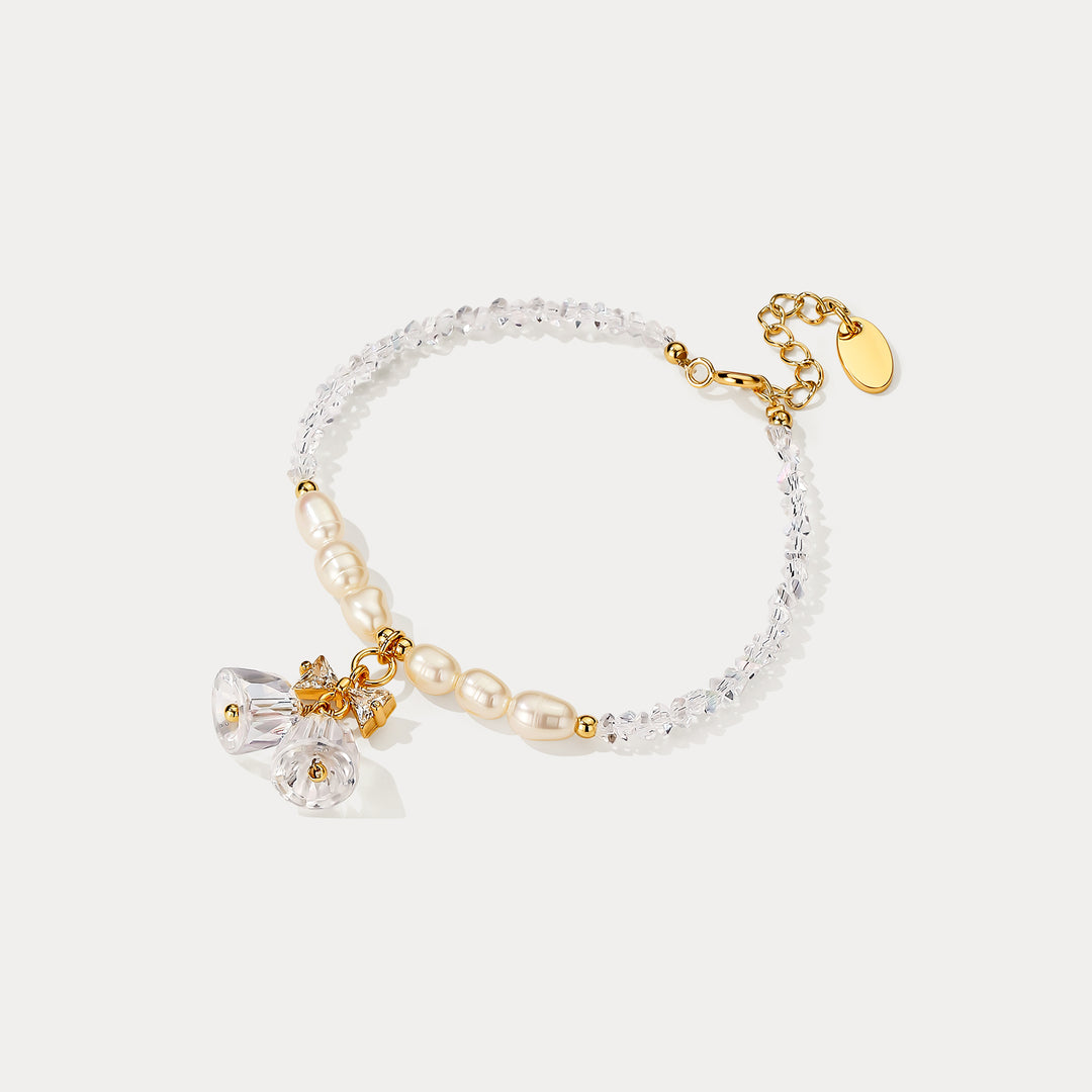 Crystal Lily of the Valley Bracelet