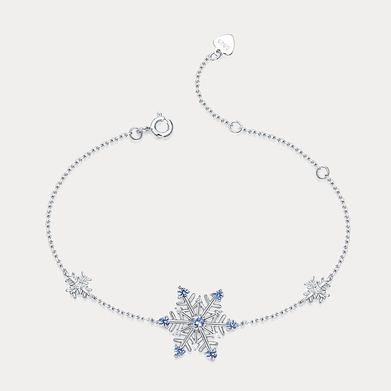 Selenichast Christmas Snowflake Bracelet
