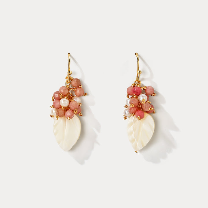 Selenichast Berry Leaf Earrings