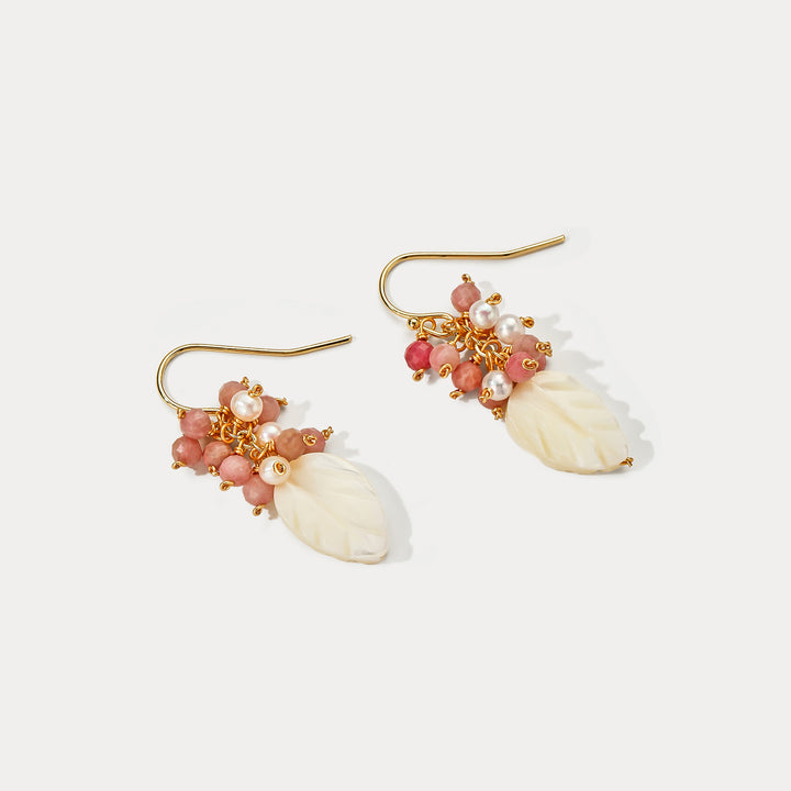 Berry Leaf Earrings Gift