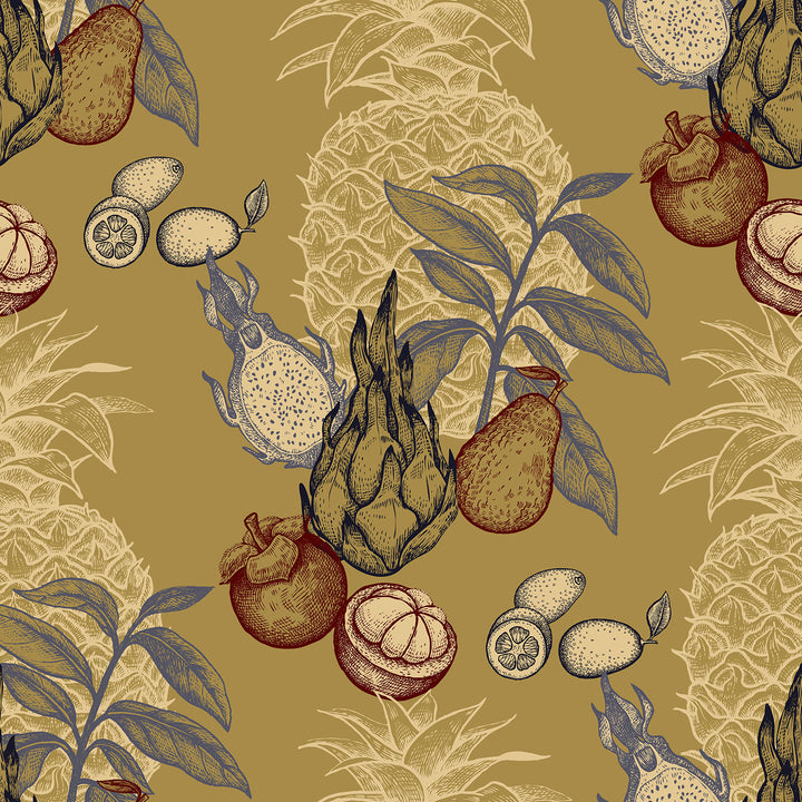 Selenichast Tropical Fruit Square Scarf