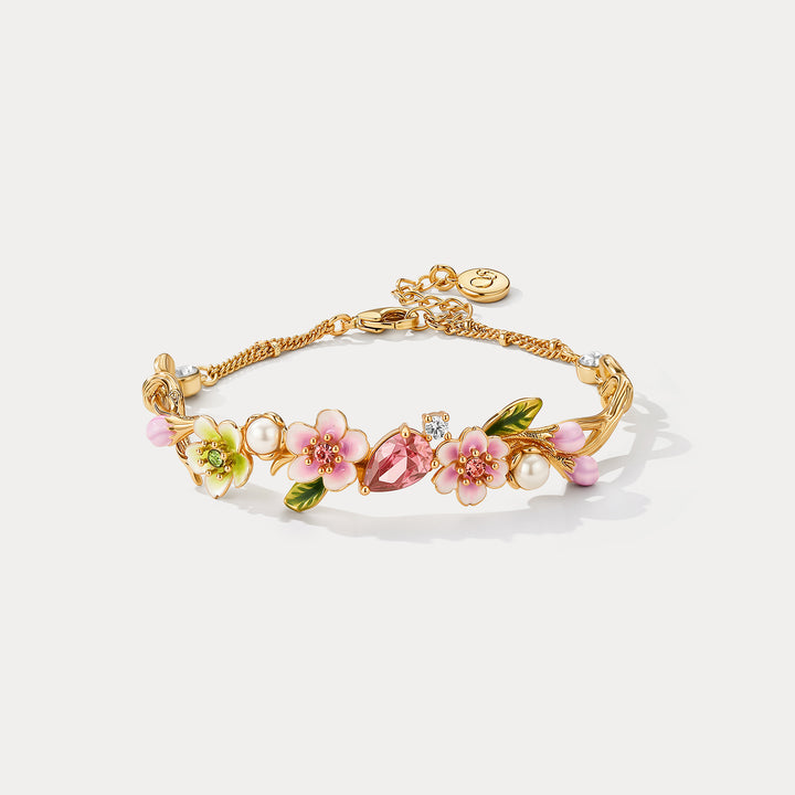 Selenichast Sakura Enamel Bracelet