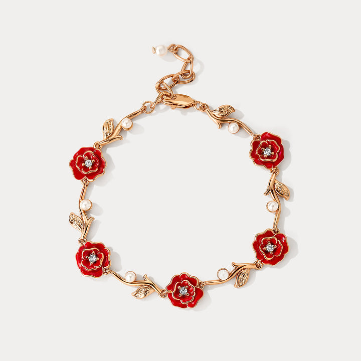 Selenichast Gold Rose Bracelet
