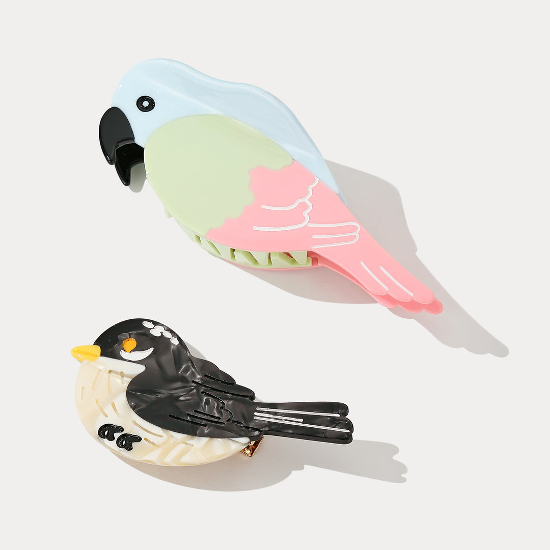 Selenichast Bird Hair Claw Clips