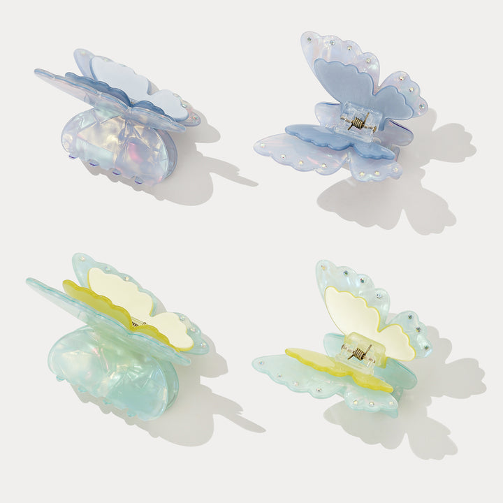 Selenichast Butterfly Claw Clips