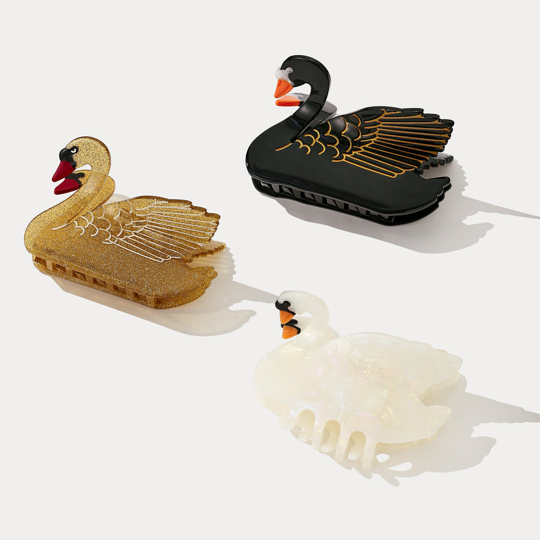 Selenichast Swan Hair Claw Clips