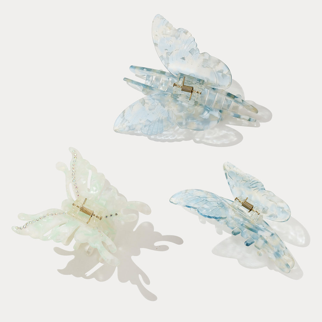 Selenichast Butterfly Hair Claw Clips