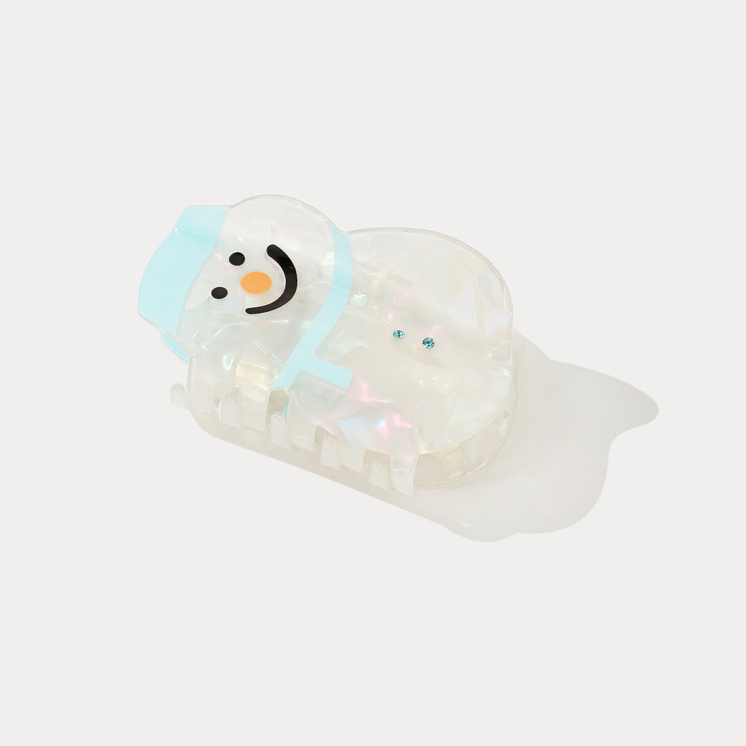 Christmas Snowman Hair Claw Clips