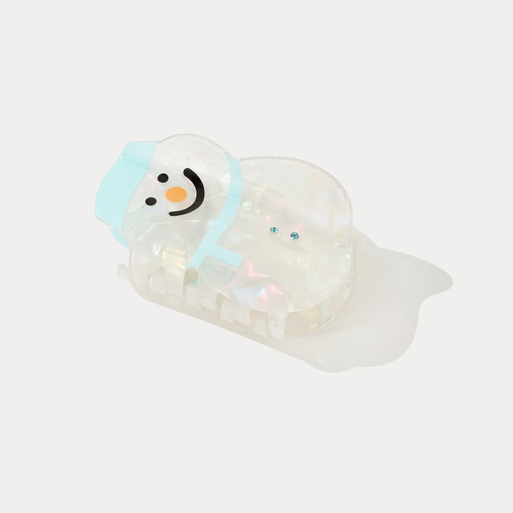 Christmas Snowman Hair Claw Clips