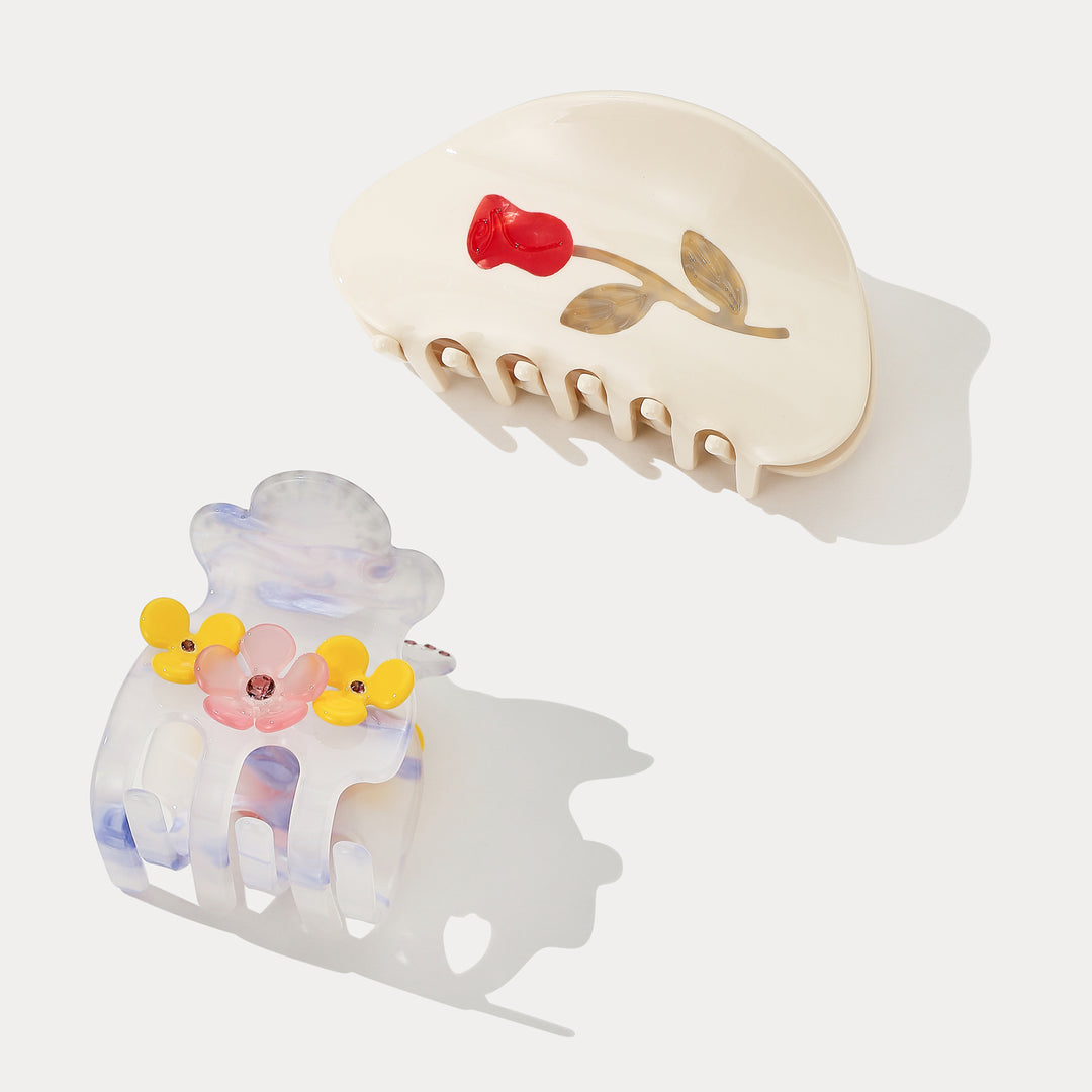 Selenichast Flower Hair Clips