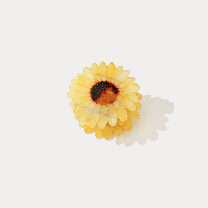 Sunflower Hair Claw Clips 