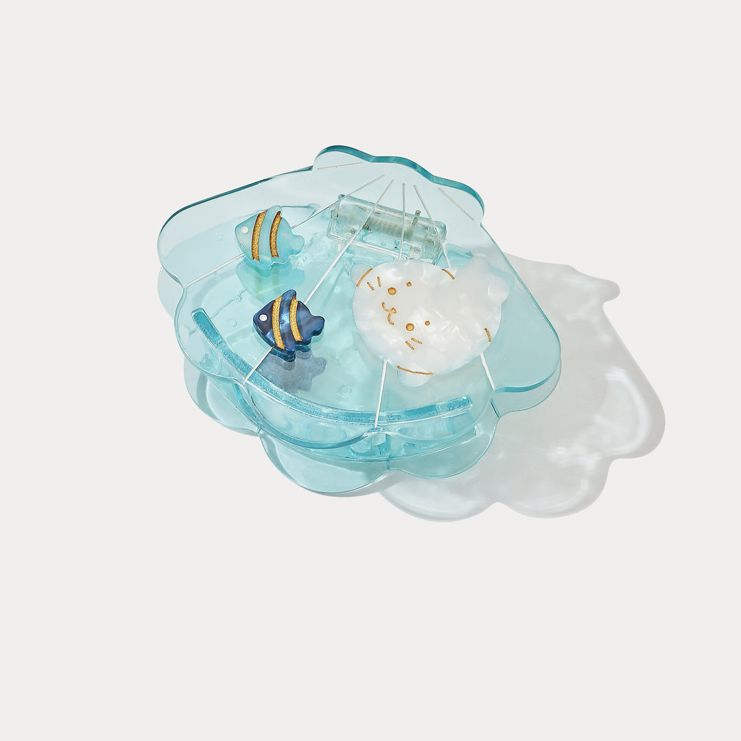 Clownfish & Shell Claw Clips 