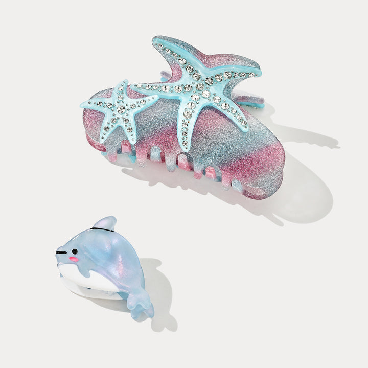 Selenichast Summer Ocean Claw Clips