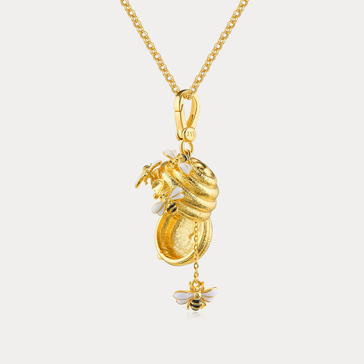 Honeybee Locket Necklace