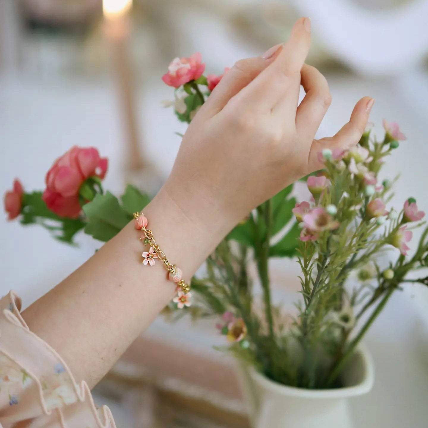 Peach blossom bracelet Outlet