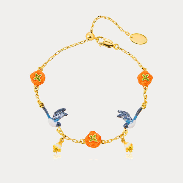 Selenichast Magpie & Persimmon Bracelet