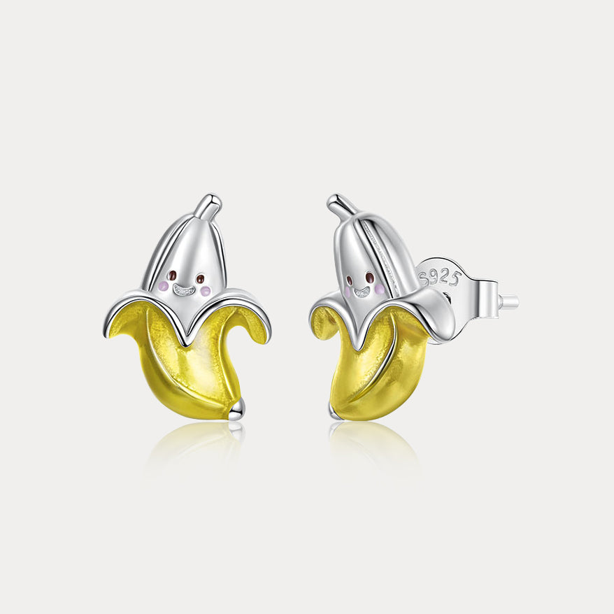 Selenichast Banana Stud Earrings