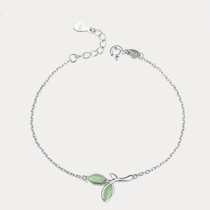 Selenichast Silver Leaf Bracelet