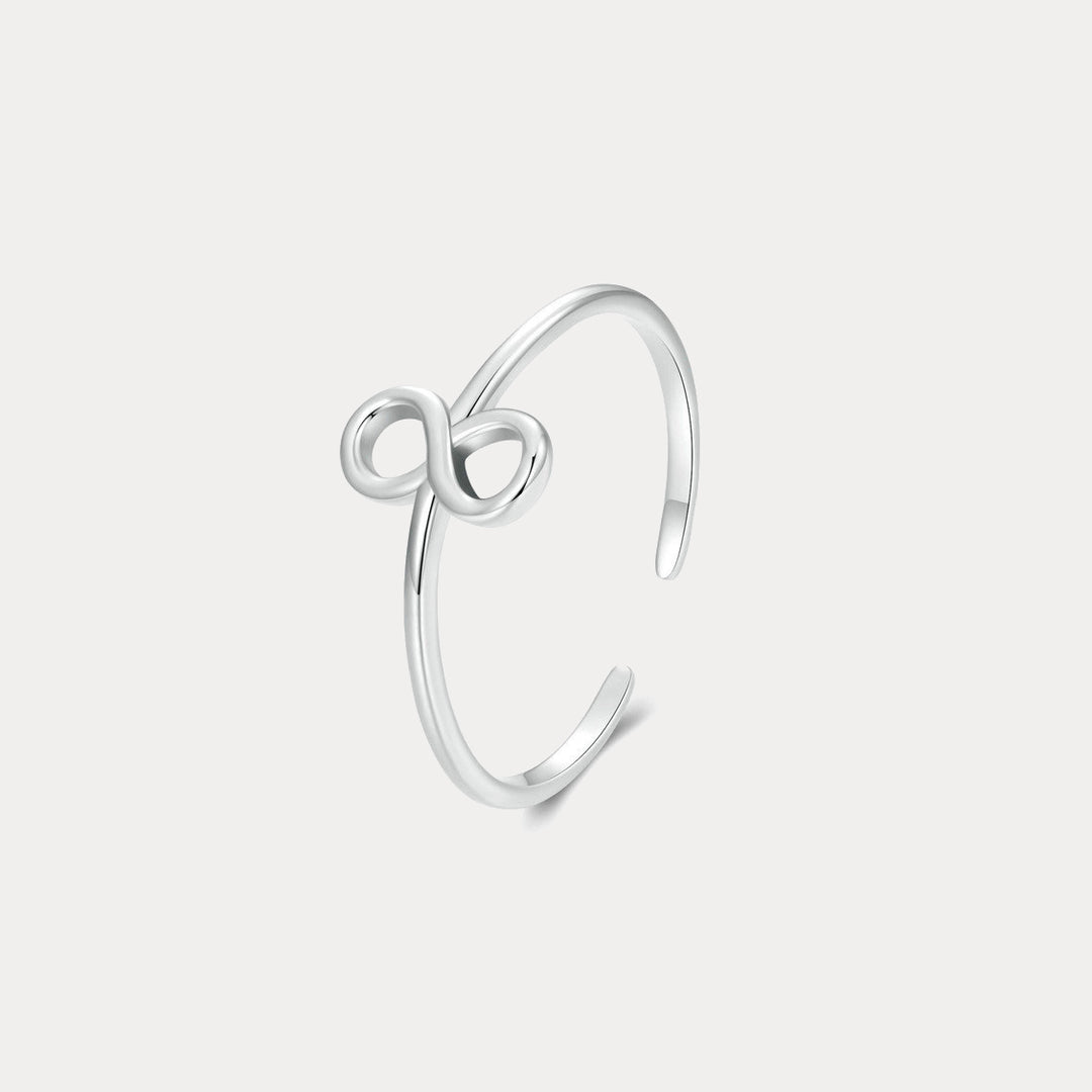 Selenichast Silver Infinity Ring