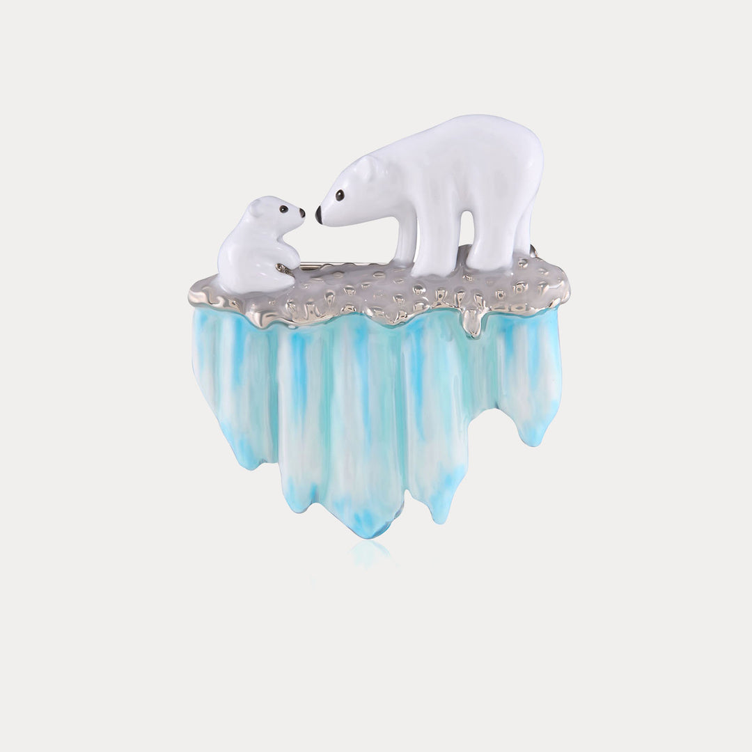 Selenichast Glacier Polar Bear Brooch