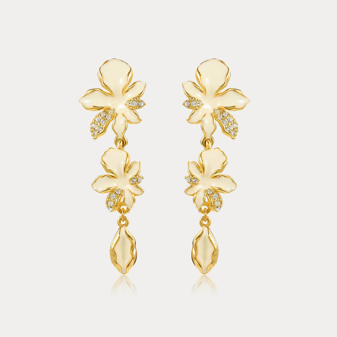 Selenichast Iris Drop Earrings