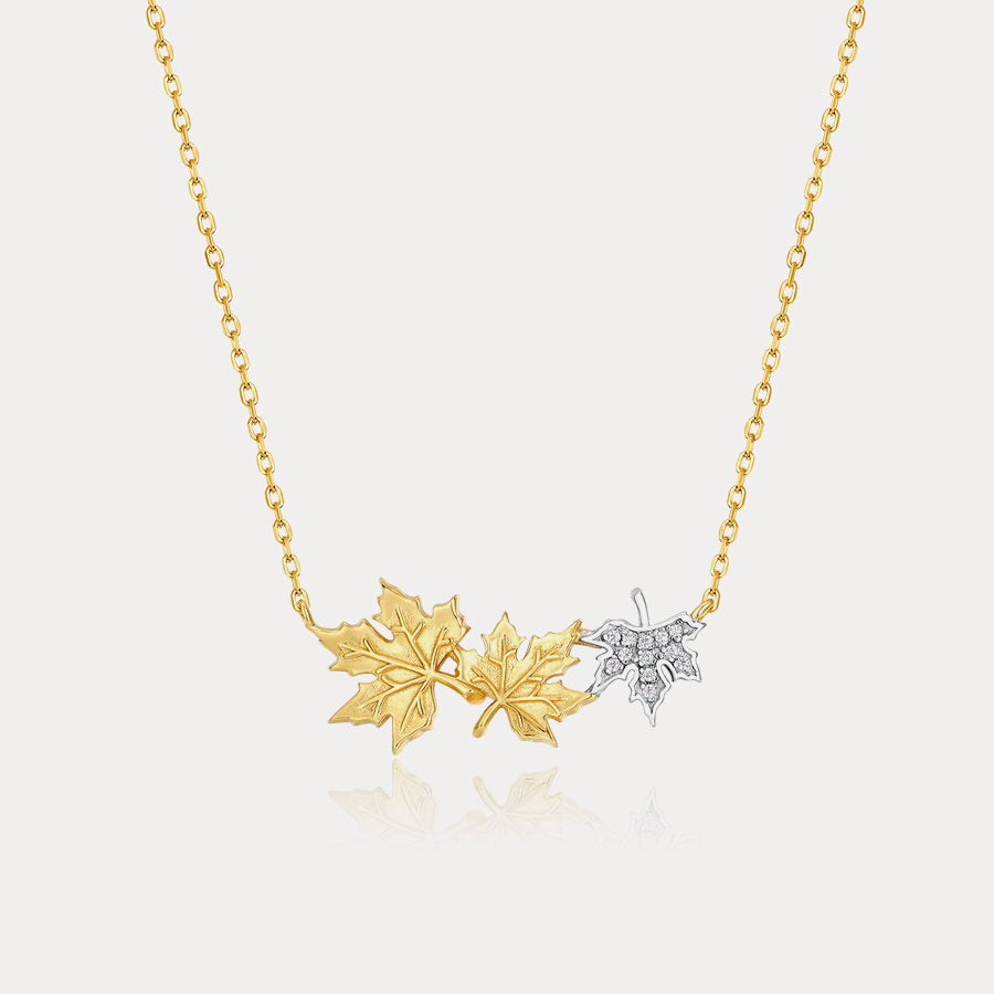 Selenichast Maple Leaves Necklace
