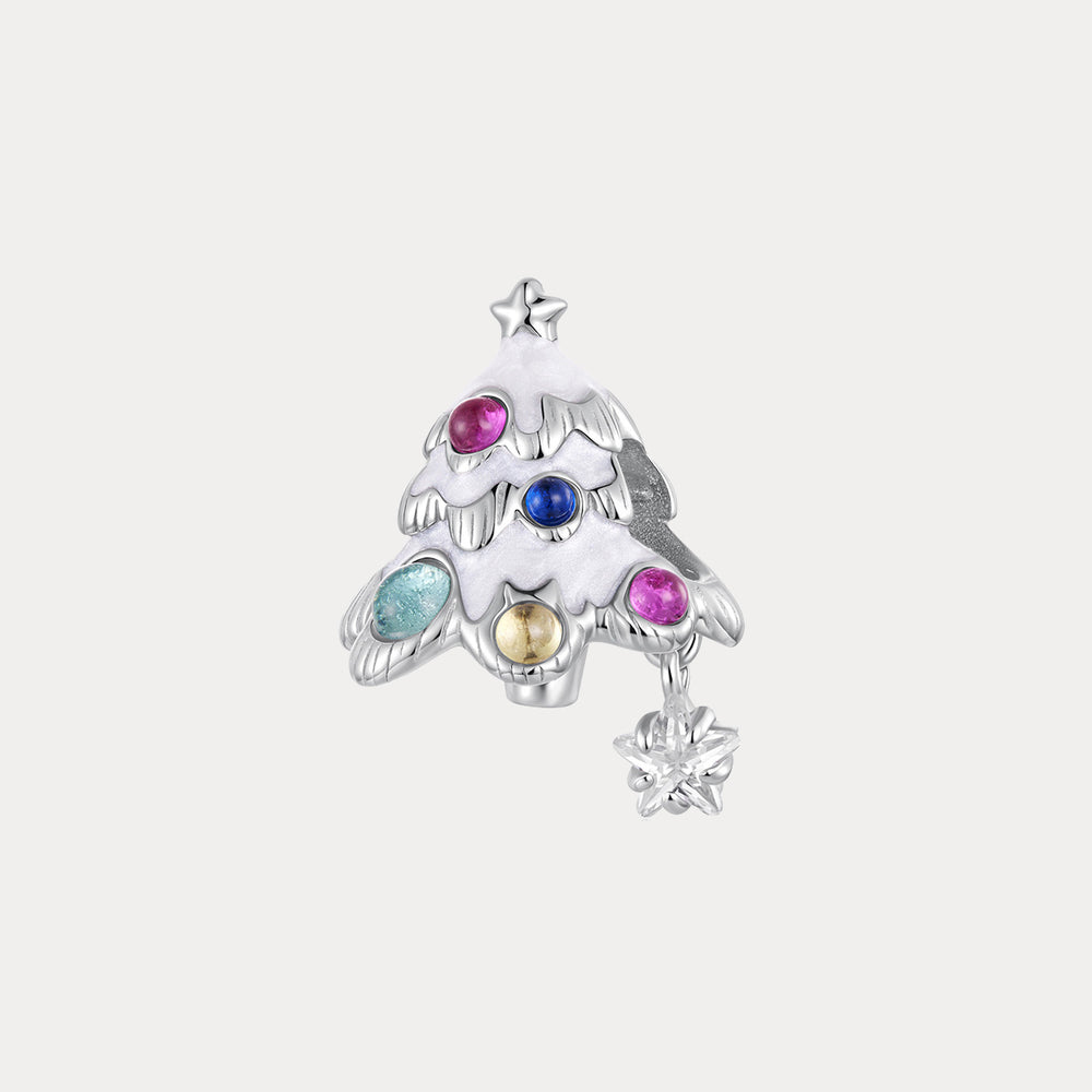 Silver Christmas Tree Bracelet
