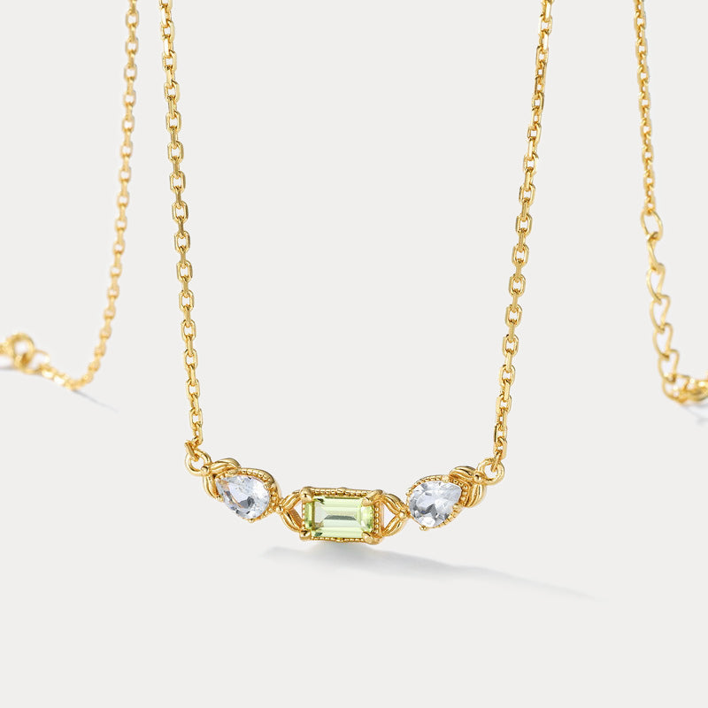 Selenichast Peridot Pendant Necklace