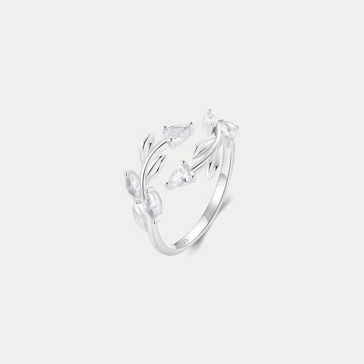 Selenichast Silver Leaf Ring