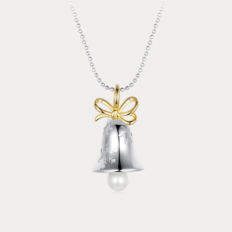 Selenichast Christmas Bell Necklace
