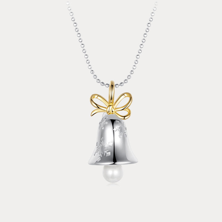 Selenichast Christmas Bell Necklace