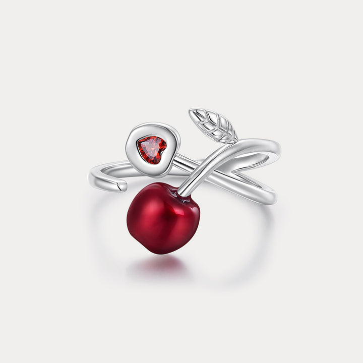 Selenichast Cherry Heart Ring