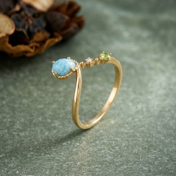 Larimar Ring