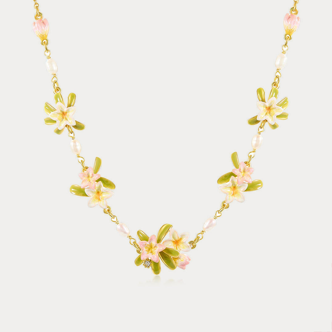 Selenichast Plumeria Necklace